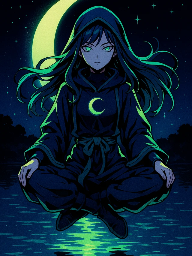 TSUKI — AI-generated manga art created in Gootaku