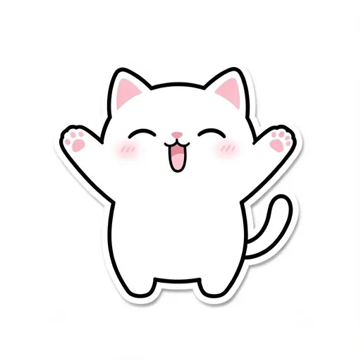 Sleepy Cat · Sticker