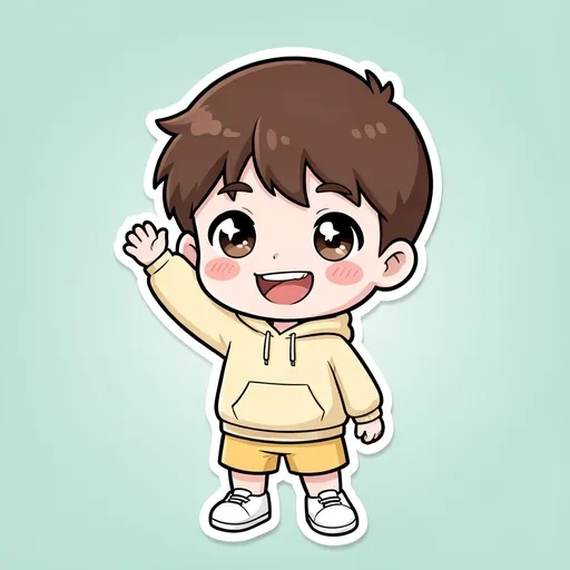Waving Hello · Chibi